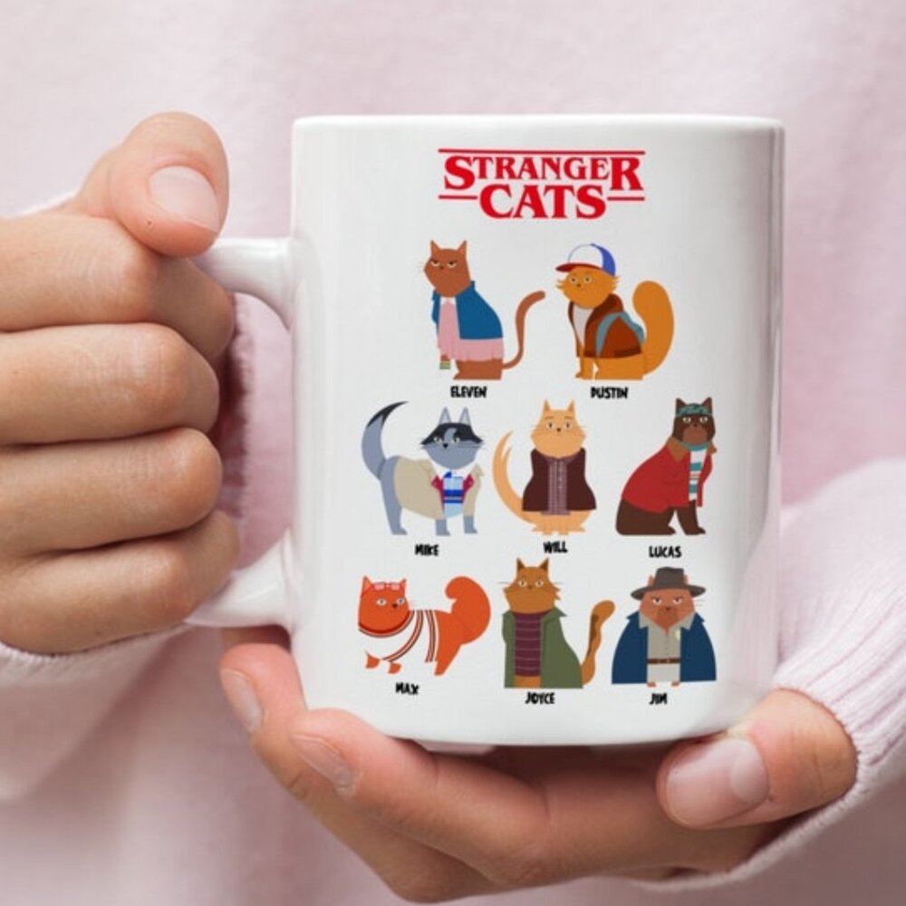 Stranger Things Mug, Gift Stranger Things, Stranger Things Ceramic Mug For 91